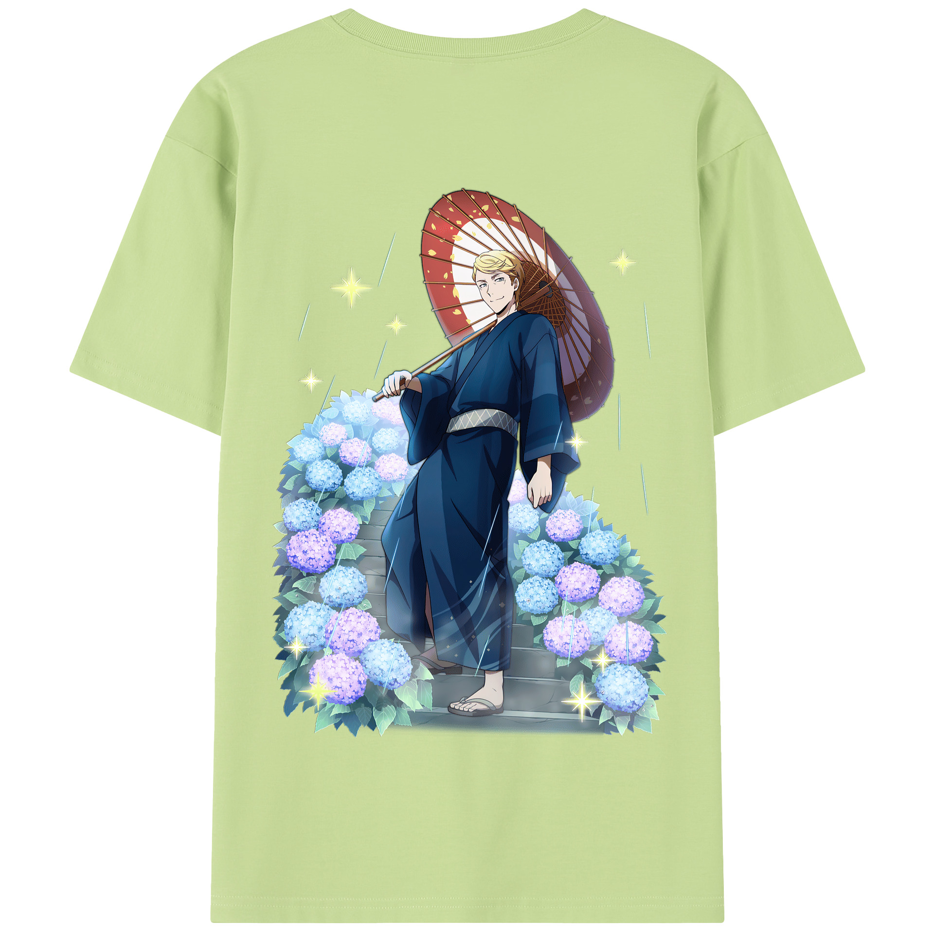 （画像用） 文豪ストレイドッグス Bungo Stray Dogs 綿100％半袖Tシャツ（背面プリント）